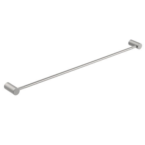 Caddence Single Towel Rail 800mm Brushed Nickel