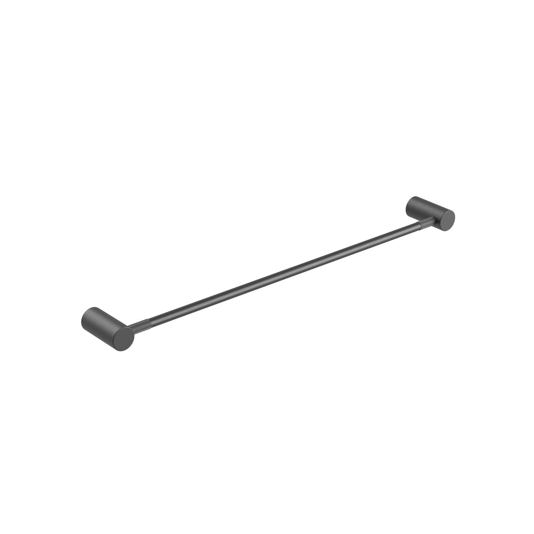 Caddence Single Towel Rail 600mm Gun Metal Grey
