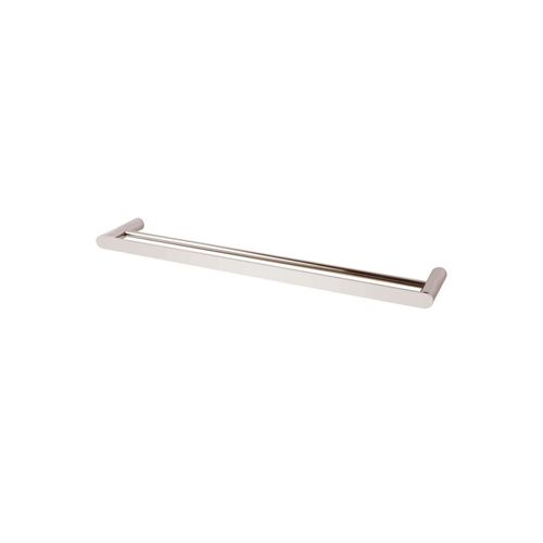 Rushy Double Towel Rail 600mm Brushed Nickel