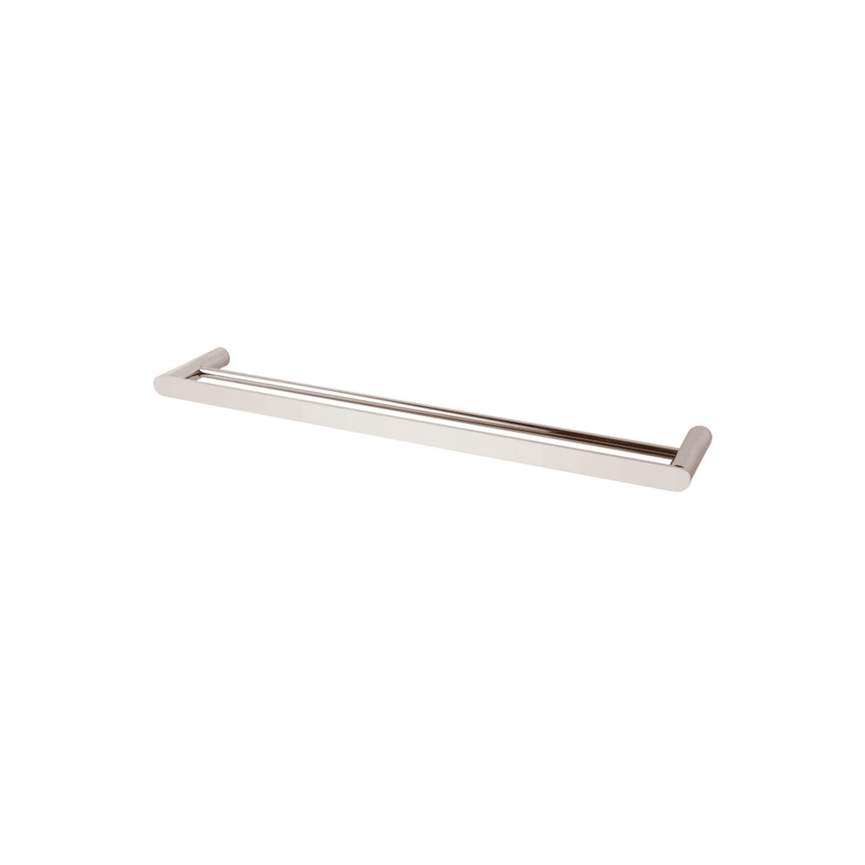 Rushy Double Towel Rail 600mm Brushed Nickel