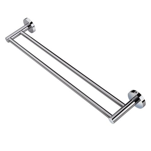 Lucid Pin Double Towel Rail 800mm Chrome