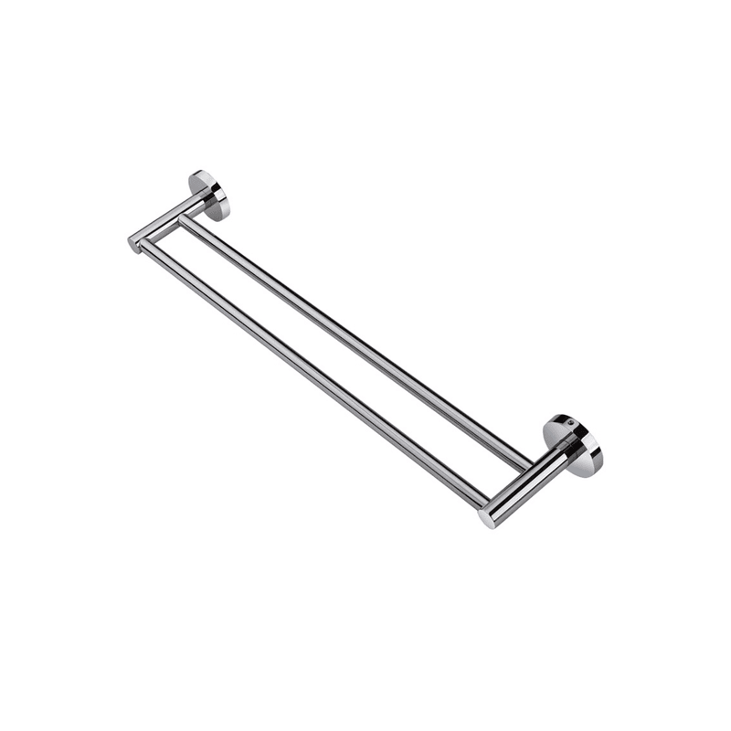Lucid Pin Double Towel Rail 800mm Chrome