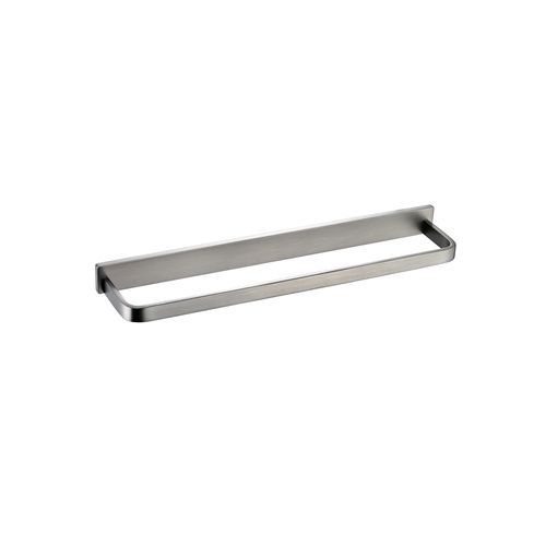 Cubic Short Towel Rail 370mm Brushed Nickel