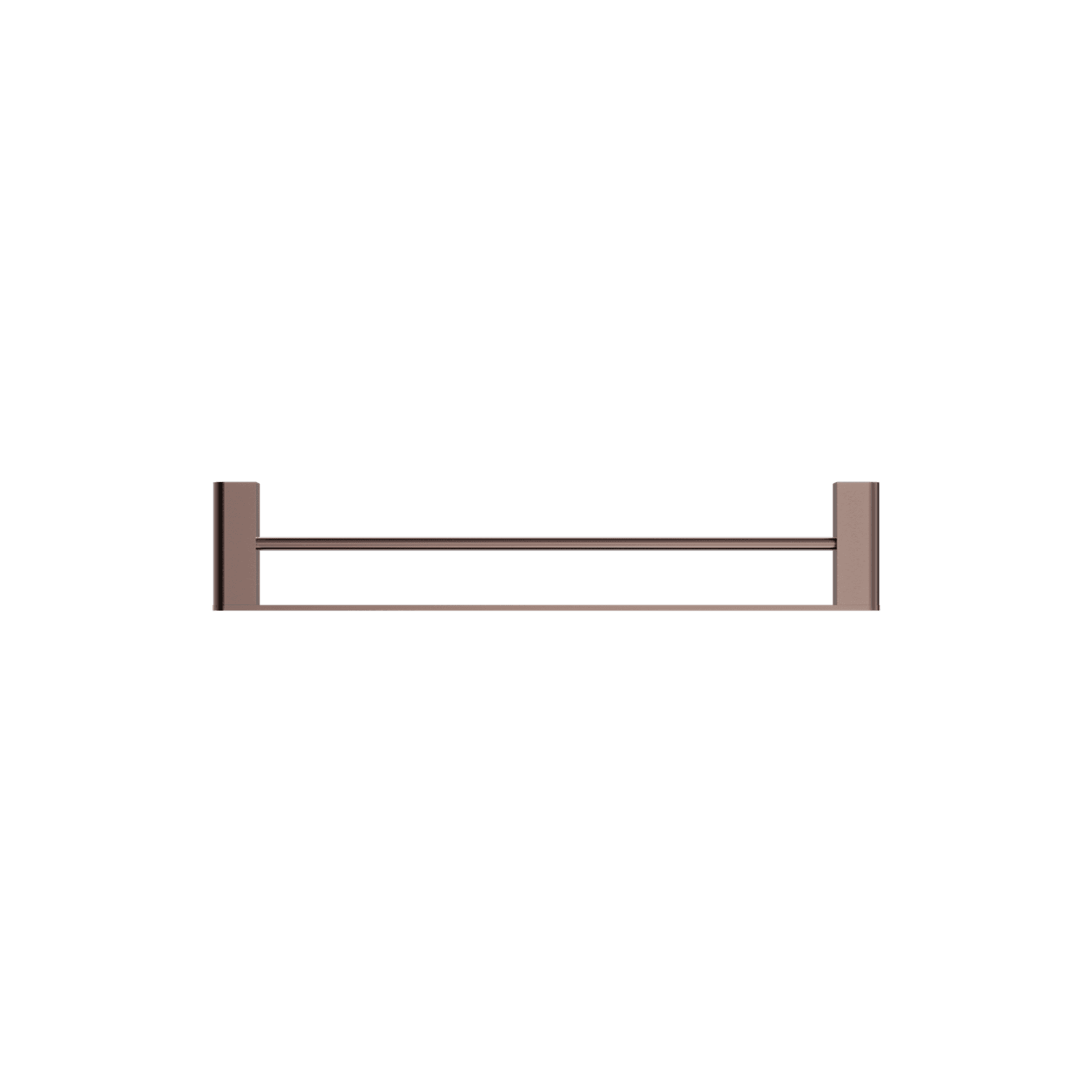 Bianca Double Towel Rail 800mm | Brushed Bronze