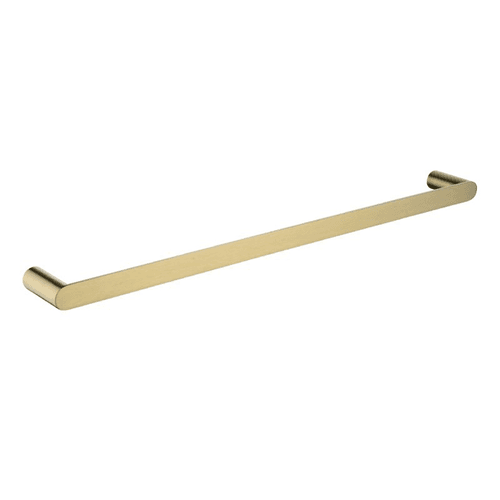 Rushy Single Towel Rail 600mm Brushed Brass