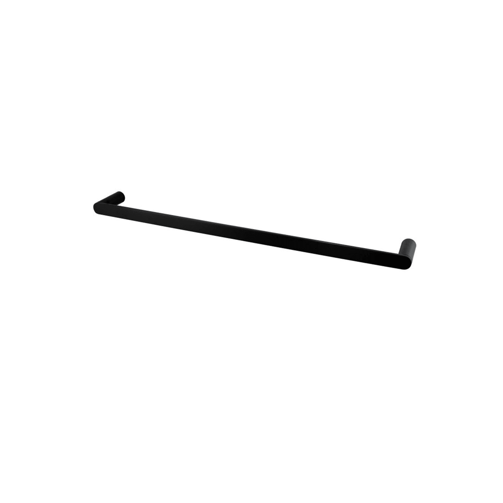 Rushy Single Towel Rail 800mm Matte Black