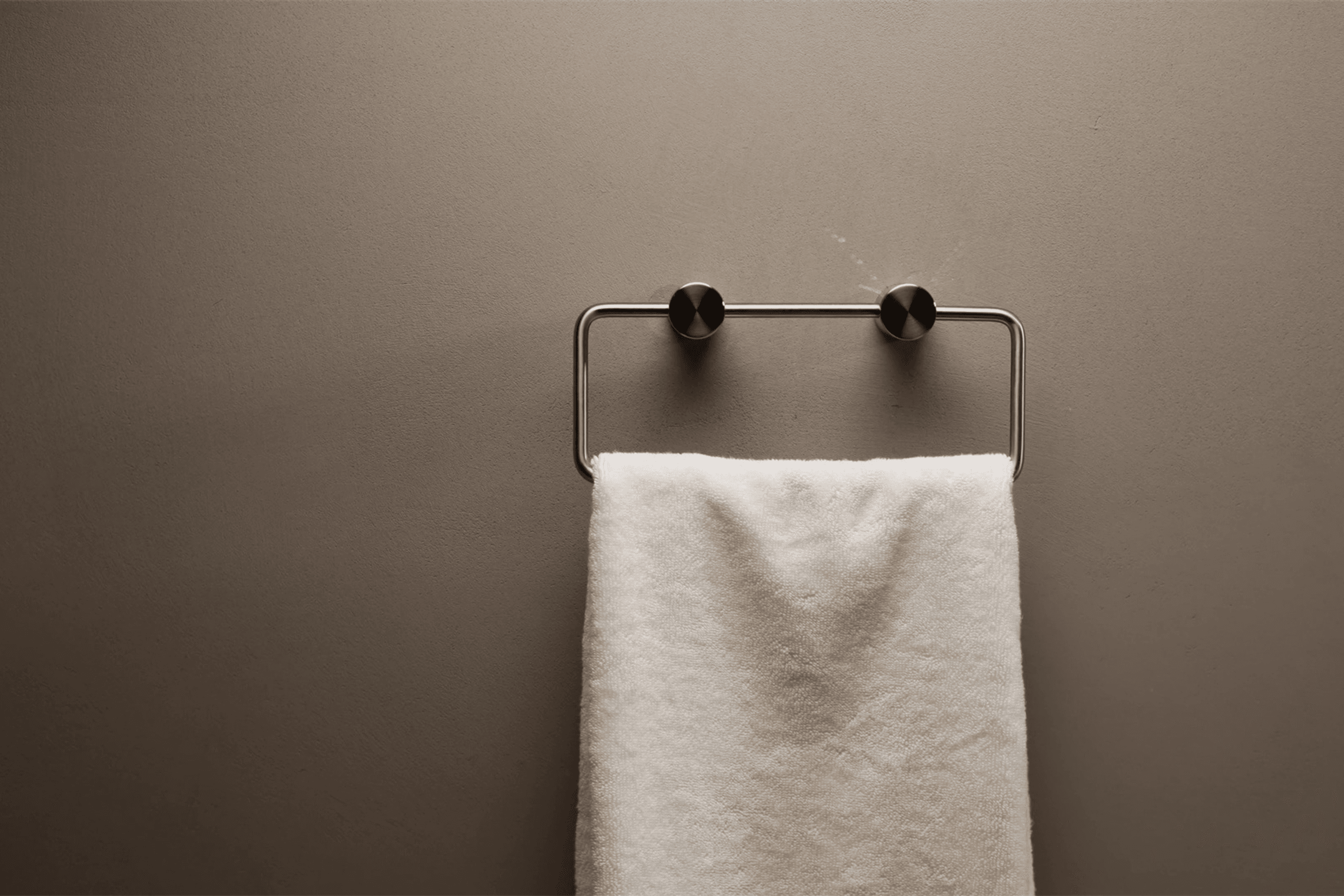 Zen SS316L Hand Towel Ring | Brushed Nickel