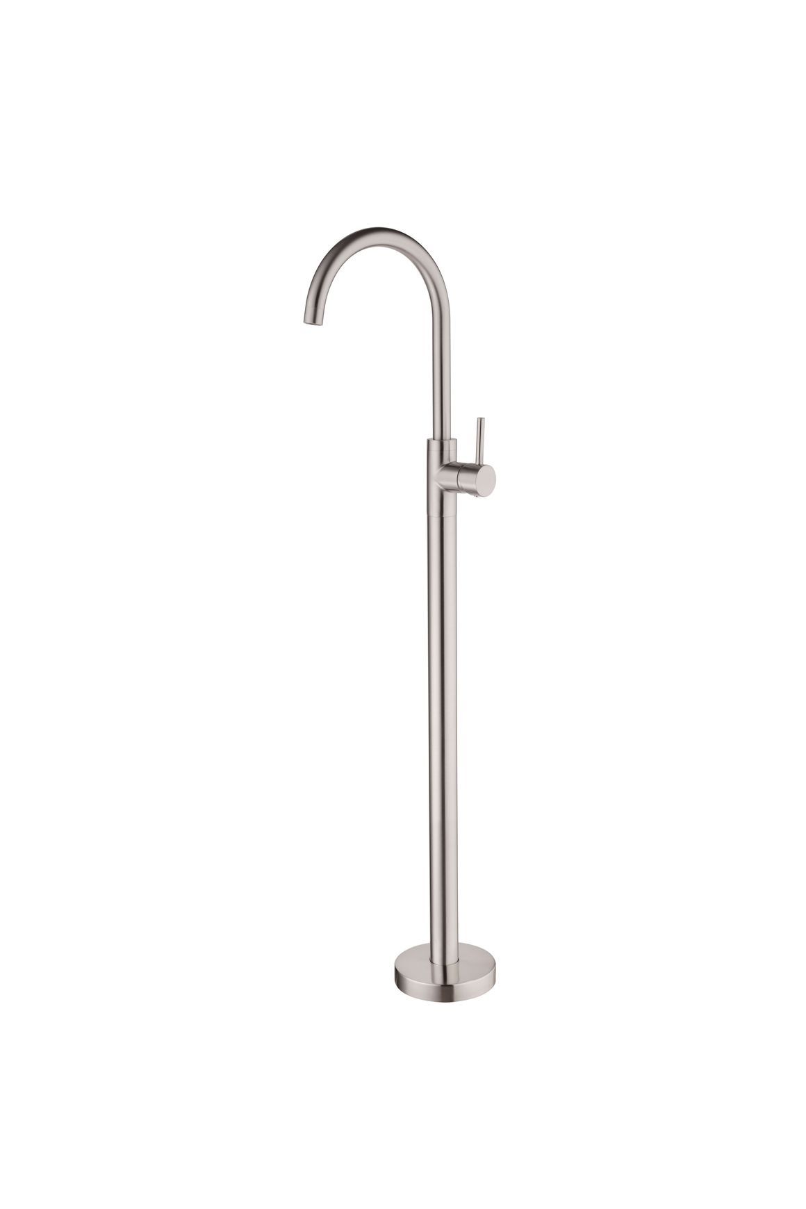 Mecca Freestanding Bath Mixer Brushed Nickel