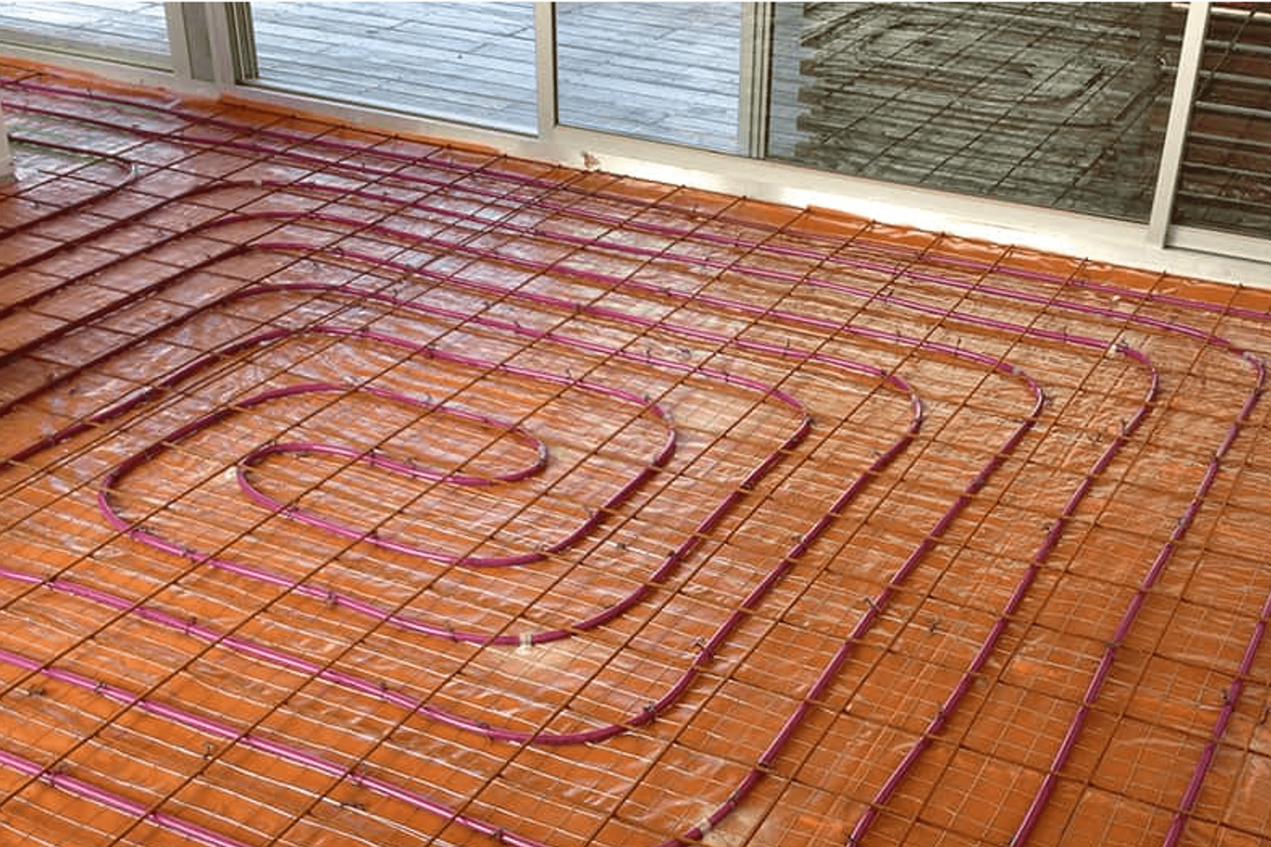 Screed Hydronic Floor Heating