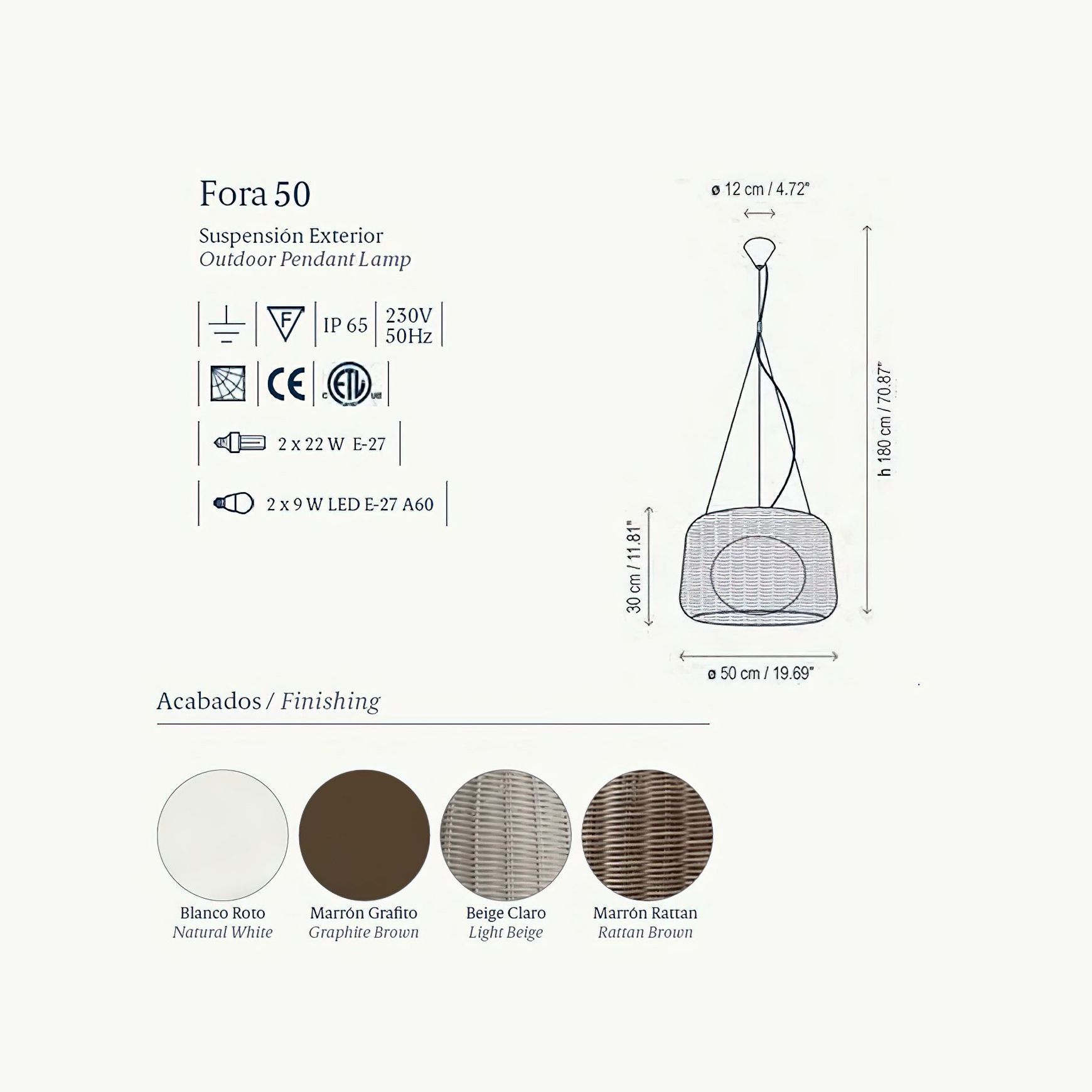 Fora Pendant 50