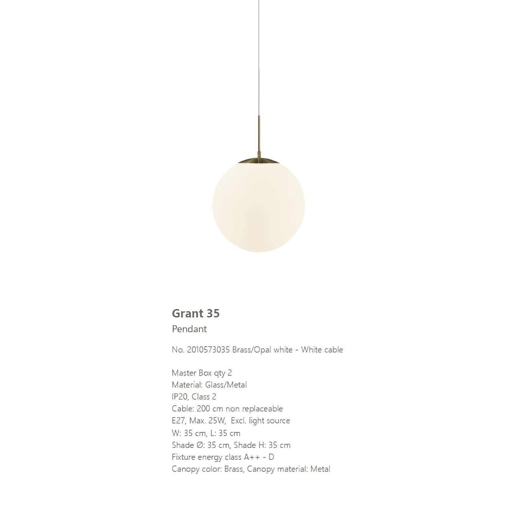 Grant 35 Pendant