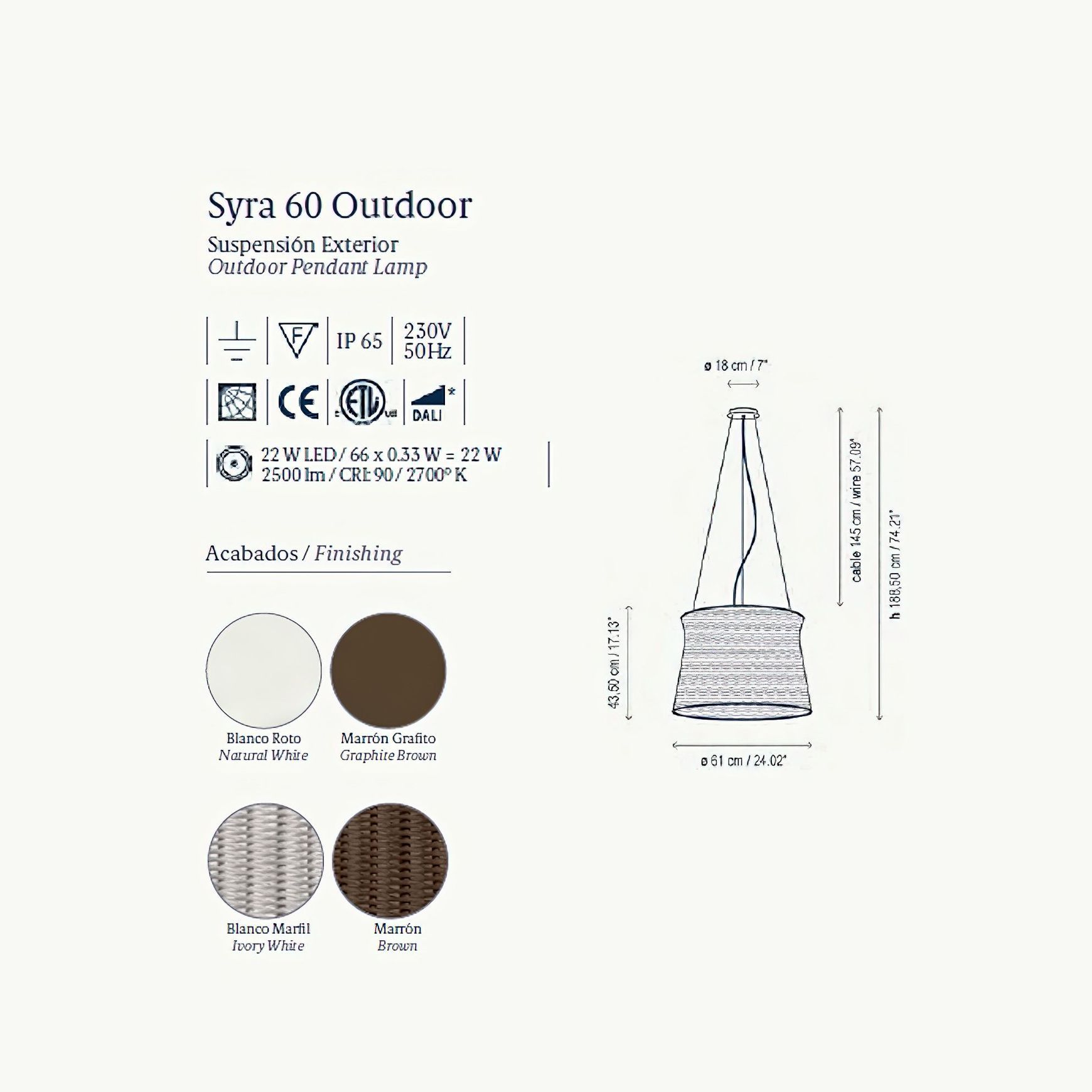 Syra Outdoor 60