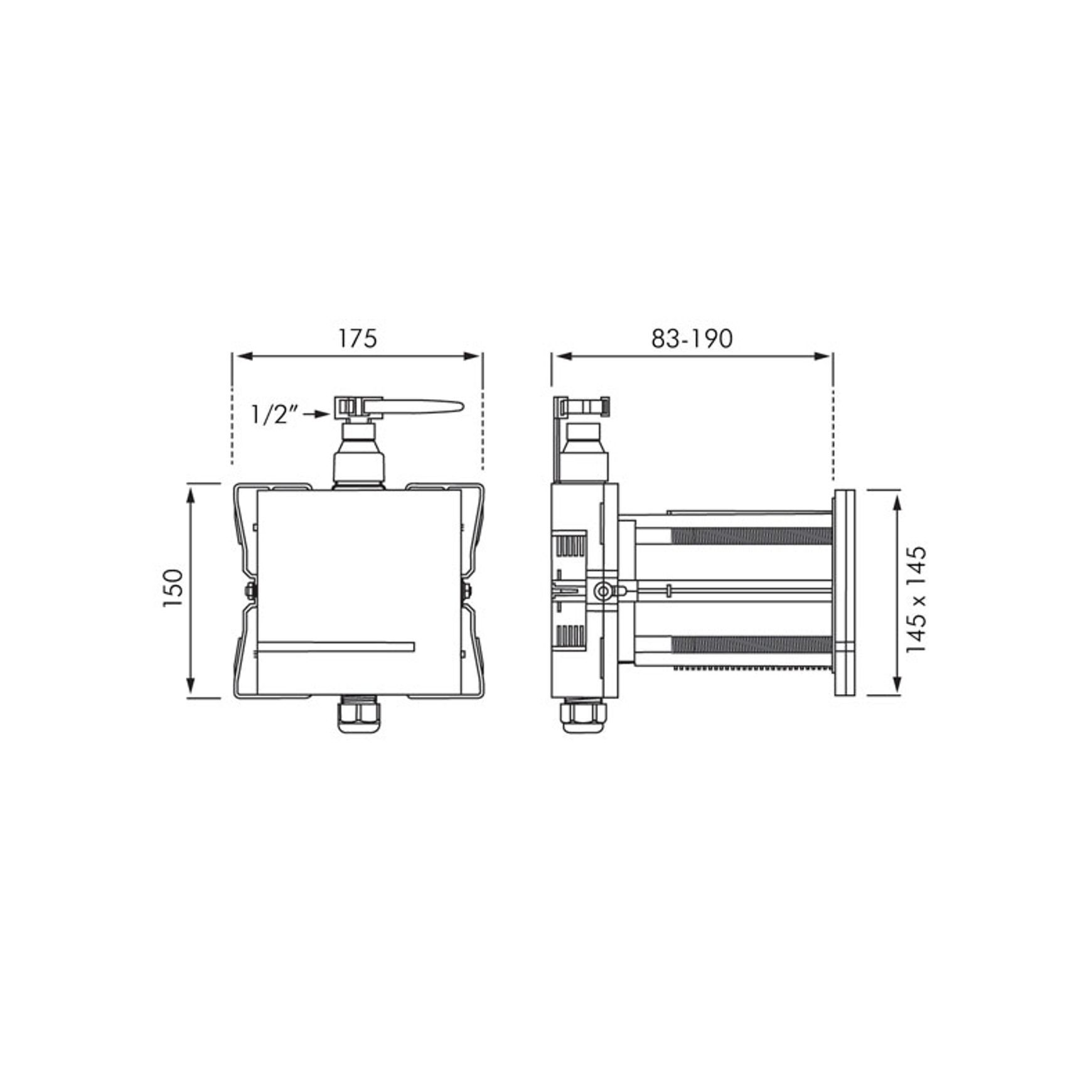 Delabie Tempomatic 4 Electronic Urinal Valve