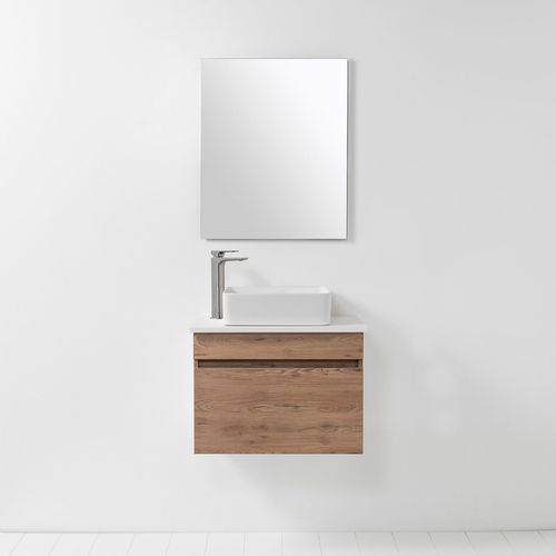 Soft Solid-Surface 650, 1 Drawer Wall-hung Vanity