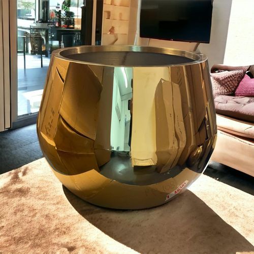 Luxury Rounded Gold Vase Home Decor