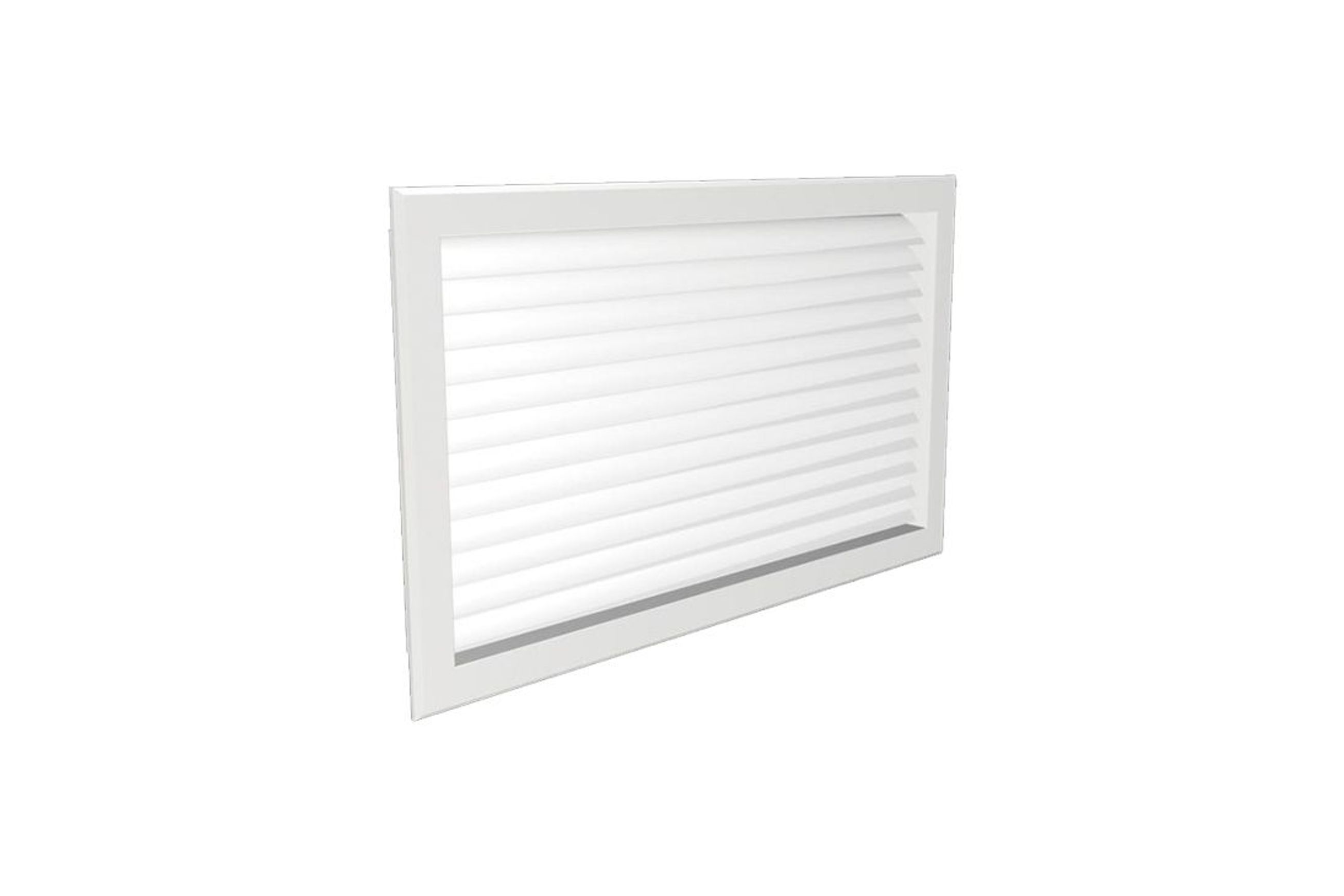 RL25 Return Air Curved Blade Half Chevron Louvre