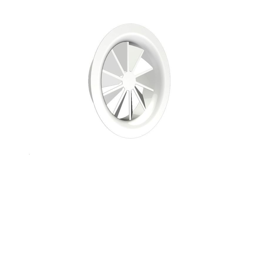 SFRA Swirl Fixed Round Aluminium Diffusers