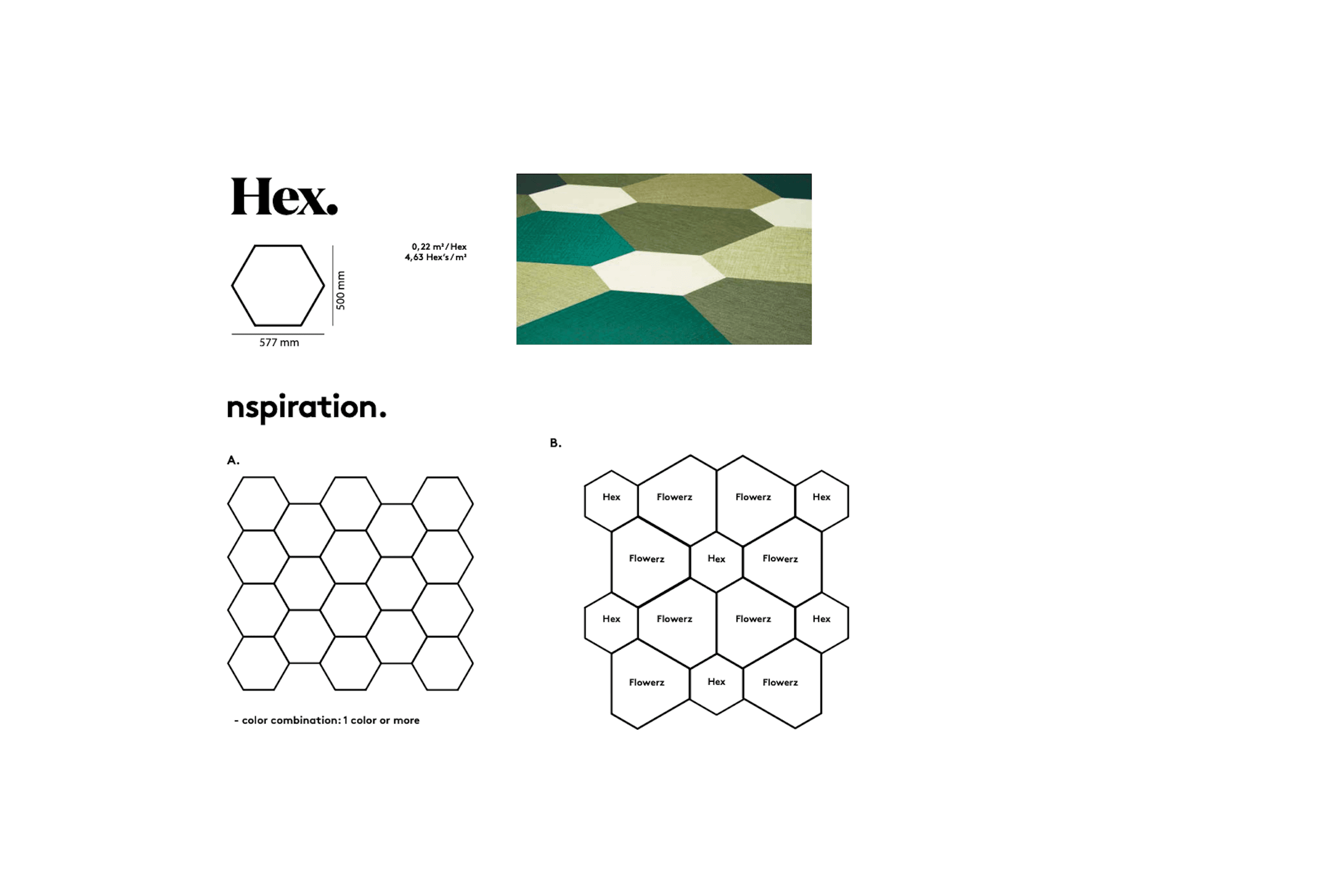 Versatile shaped woven eco-vinyl tiles by ntgrate®