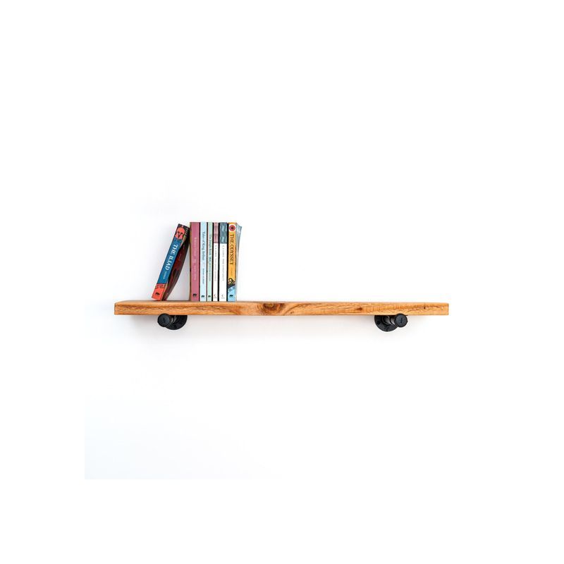 Rustic Industrial Pipe Shelf 170cm