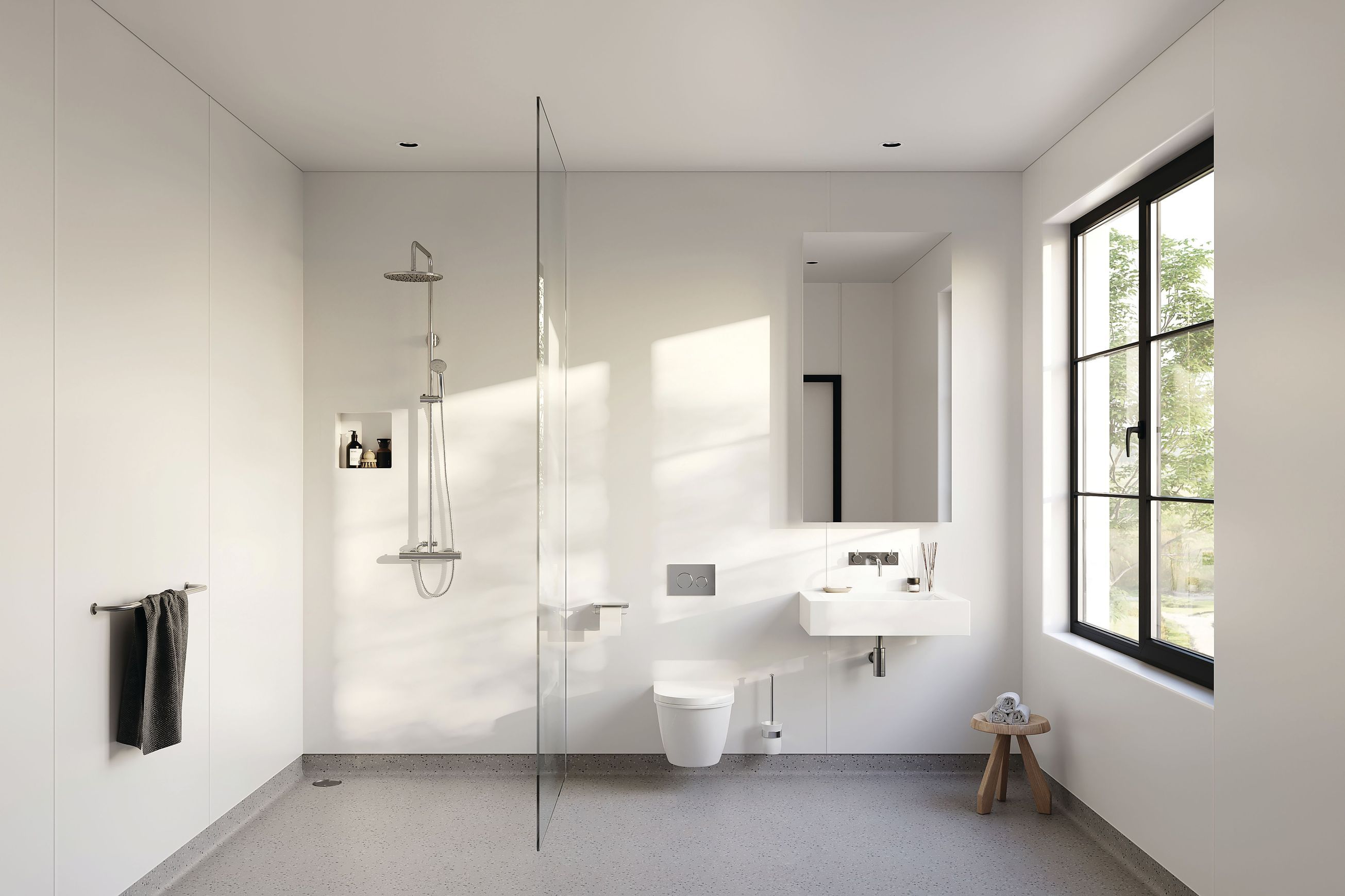 Altro Whiterock White™ Hygienic Wall Lining