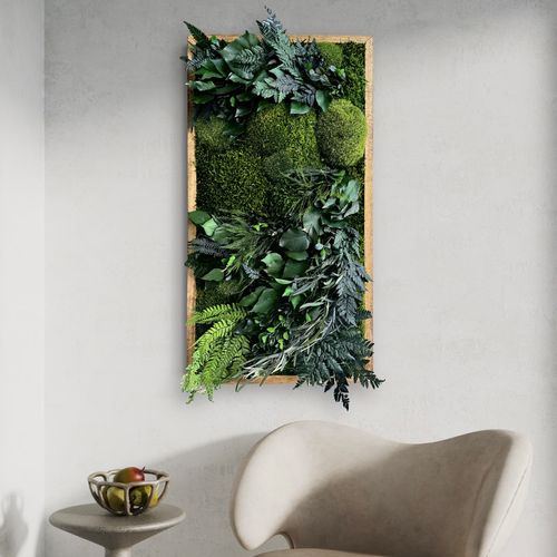 Moss Wall Art - Wild Ferns