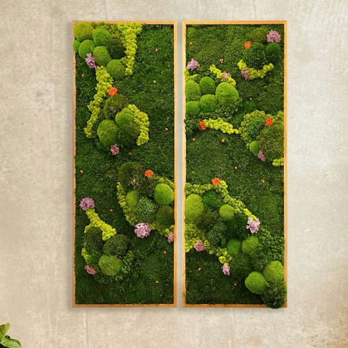 Moss Wall Art - Lavender Hills