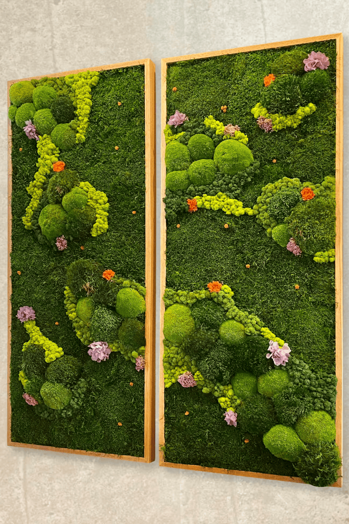 Moss Wall Art - Lavender Hills