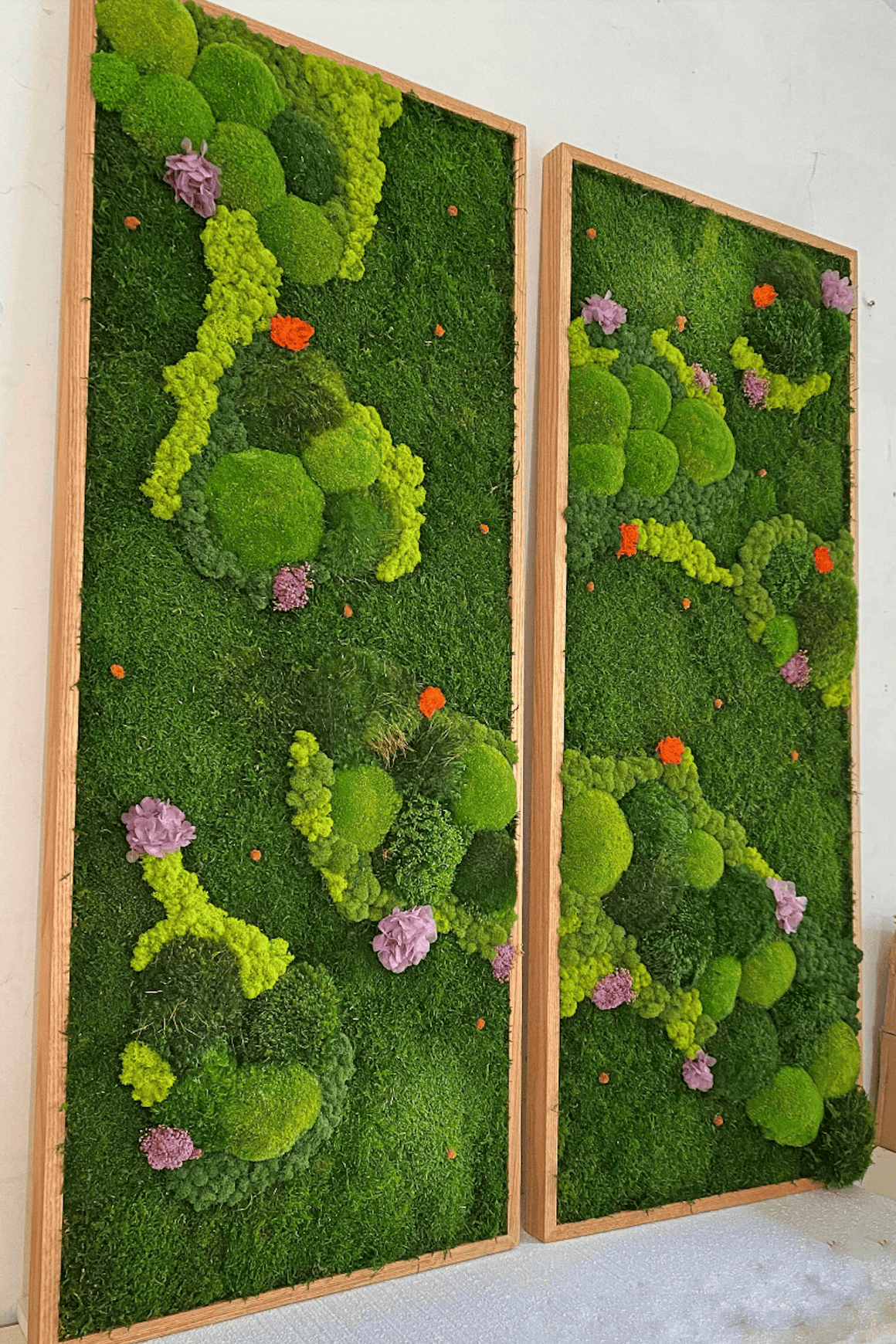 Moss Wall Art - Lavender Hills