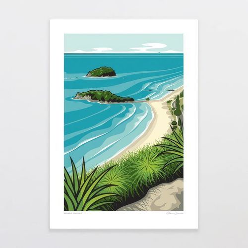 Mauao Summit Art Print