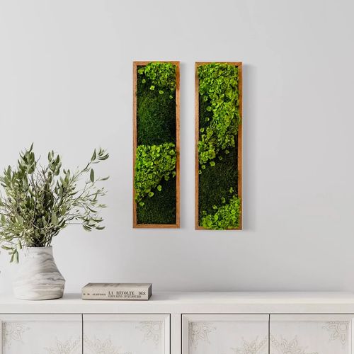 Moss x Hydrangea Wall Art - Horten Duo