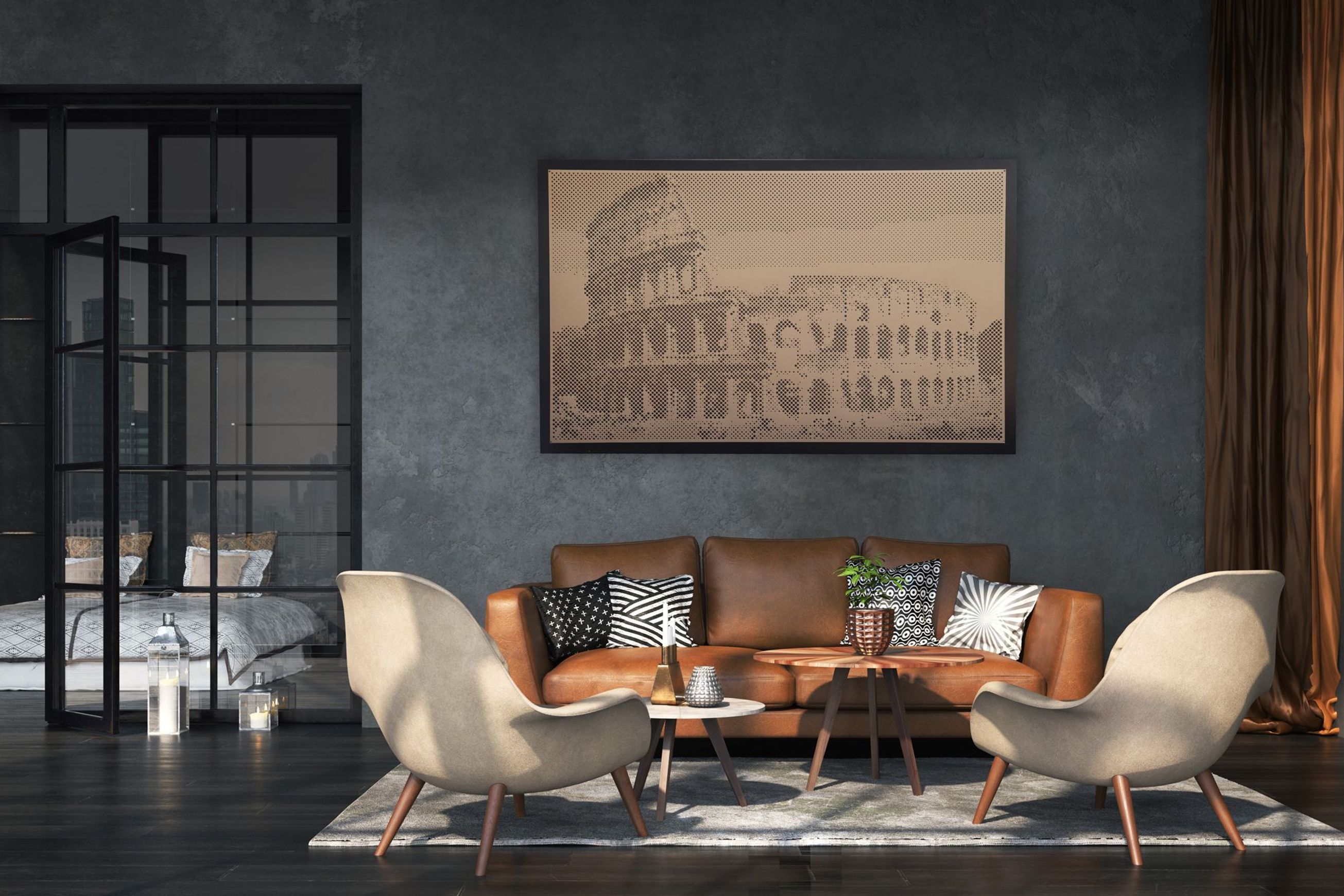 Perforated Metal Wall Art