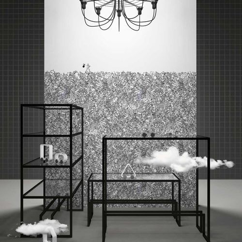 Styl'Editions Black & White Wallpaper- Il Viaggiatore