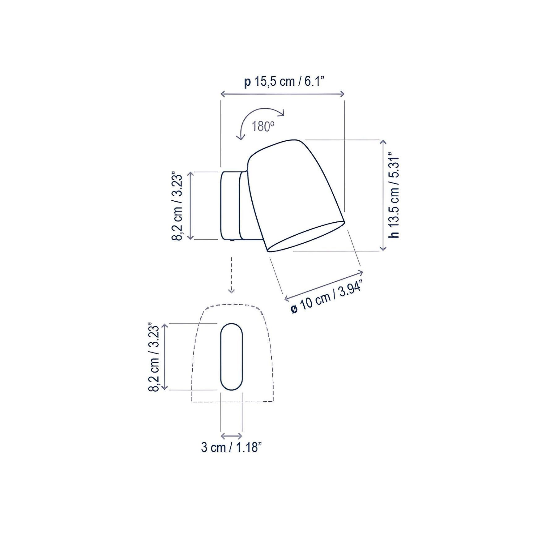 Nut A/01 Wall Light