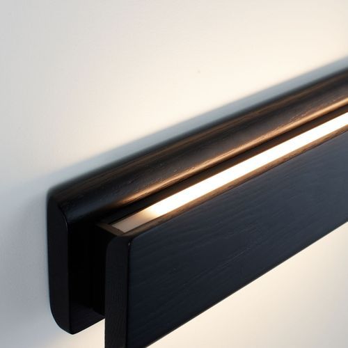 Array Sconce | American Oak - Black