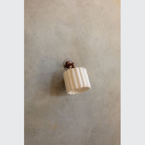 Fluted Wall Light with Knuckle