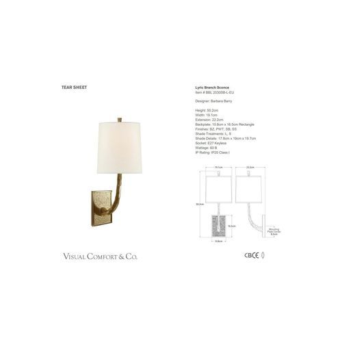 Visual Comfort Barbara Barry Lyric Branch Sconce