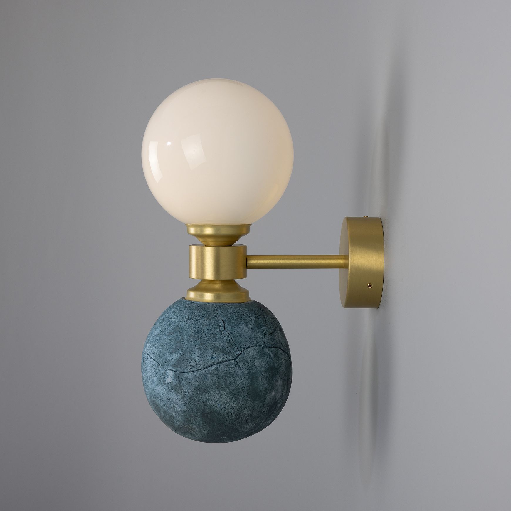 Kobe Ceramic & Glass Wall Light