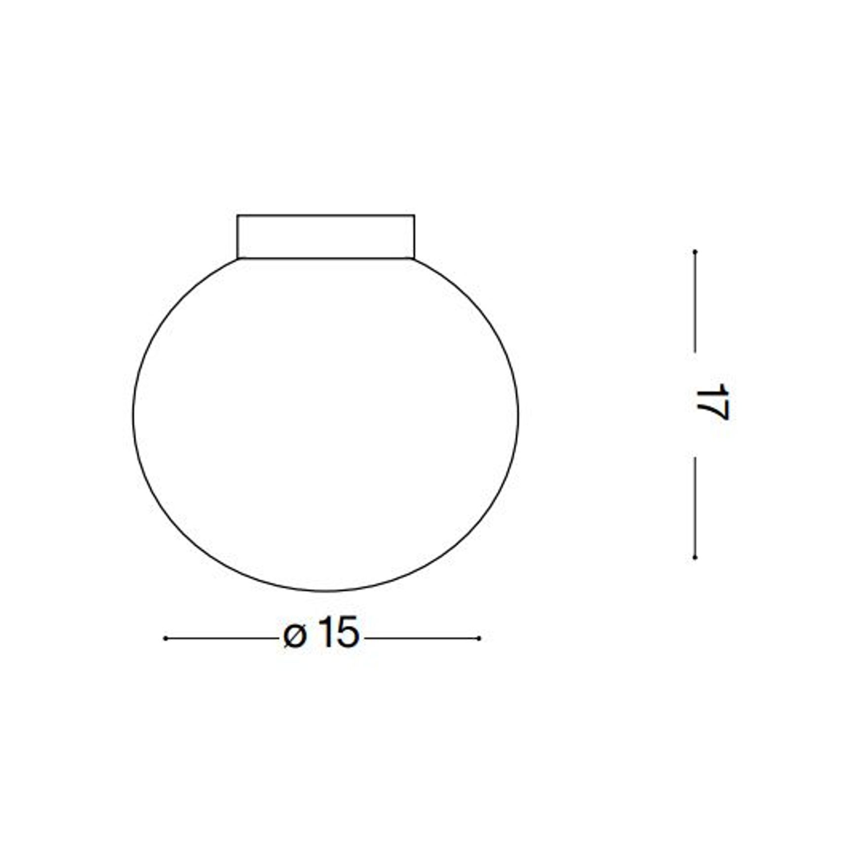 Mapa Bianco 15cm | Wall Light