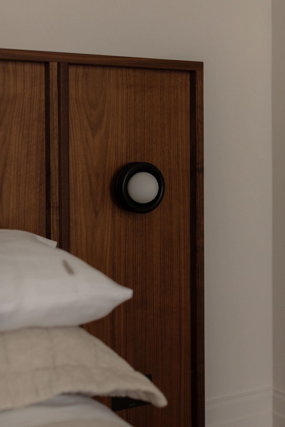 Silo Mini Sconce | American Oak - Black