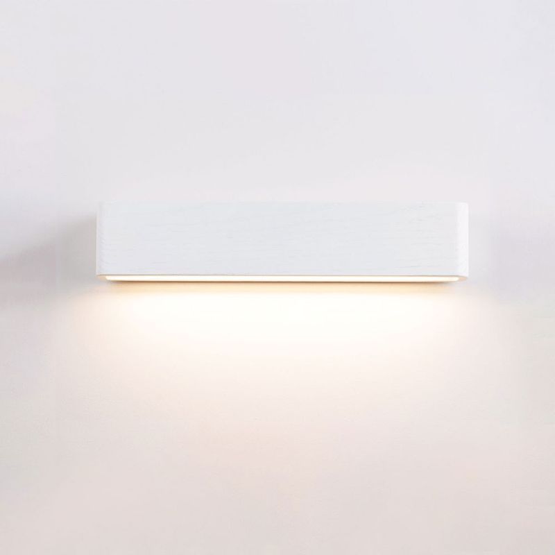 Umber Linear Sconce | White
