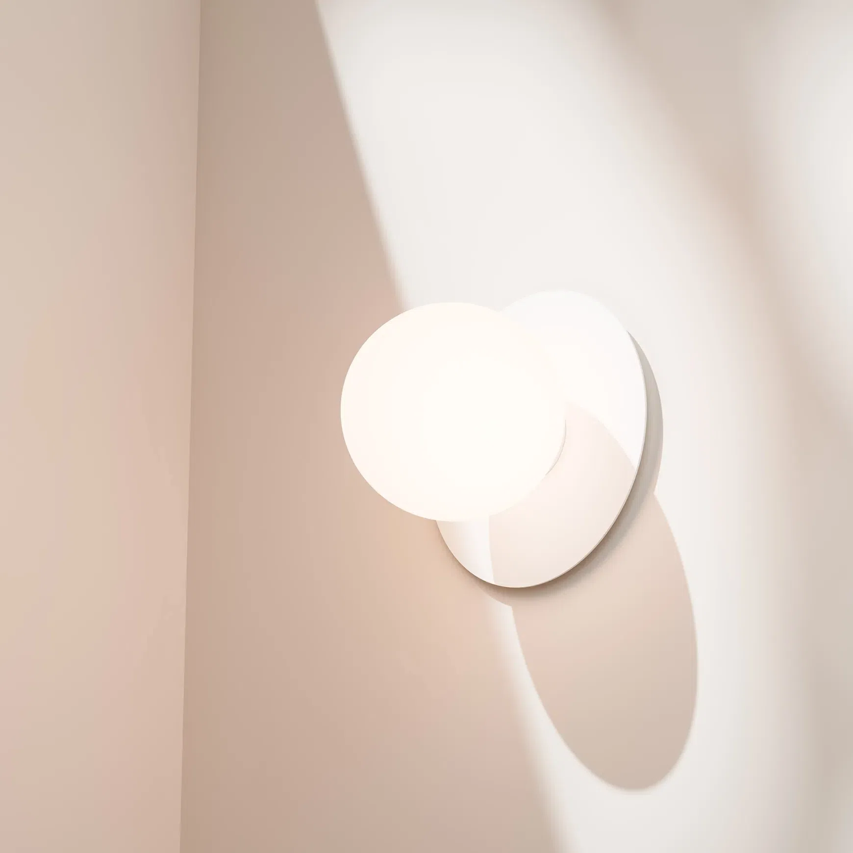 Crest Orb Glass Wall Light