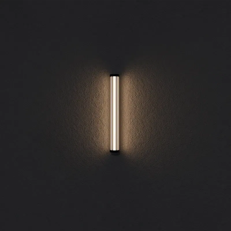 Junco IP65 Fluted Hand-Blown Glass LED Batten Light