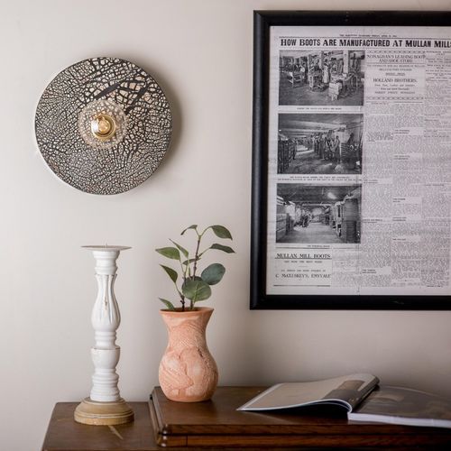 Bog Oak Wall Light