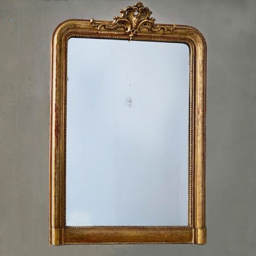 French Louis Philippe Gilded Mirror