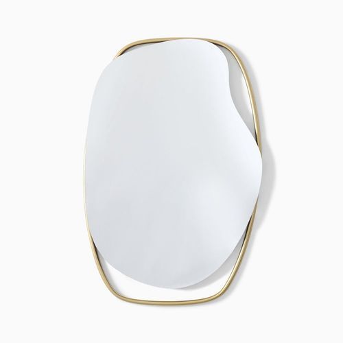 Asymmetrical Mixed Forms Wall Mirror