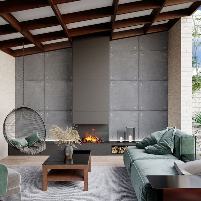 Roctex Beton Tile - Concrete Texture Wall Panel