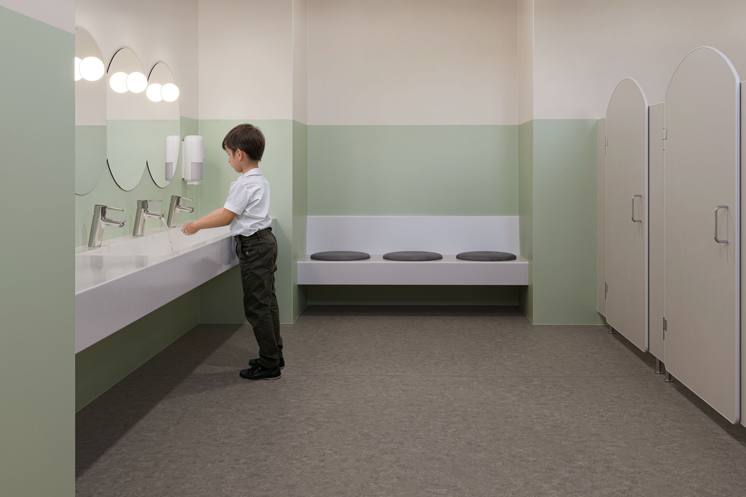 Altro Whiterock Satins™ Hygienic Wall Lining