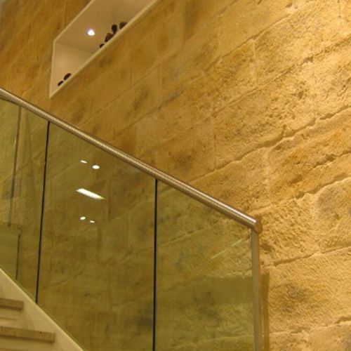 Chipped Stone Wall Panels by Muros
