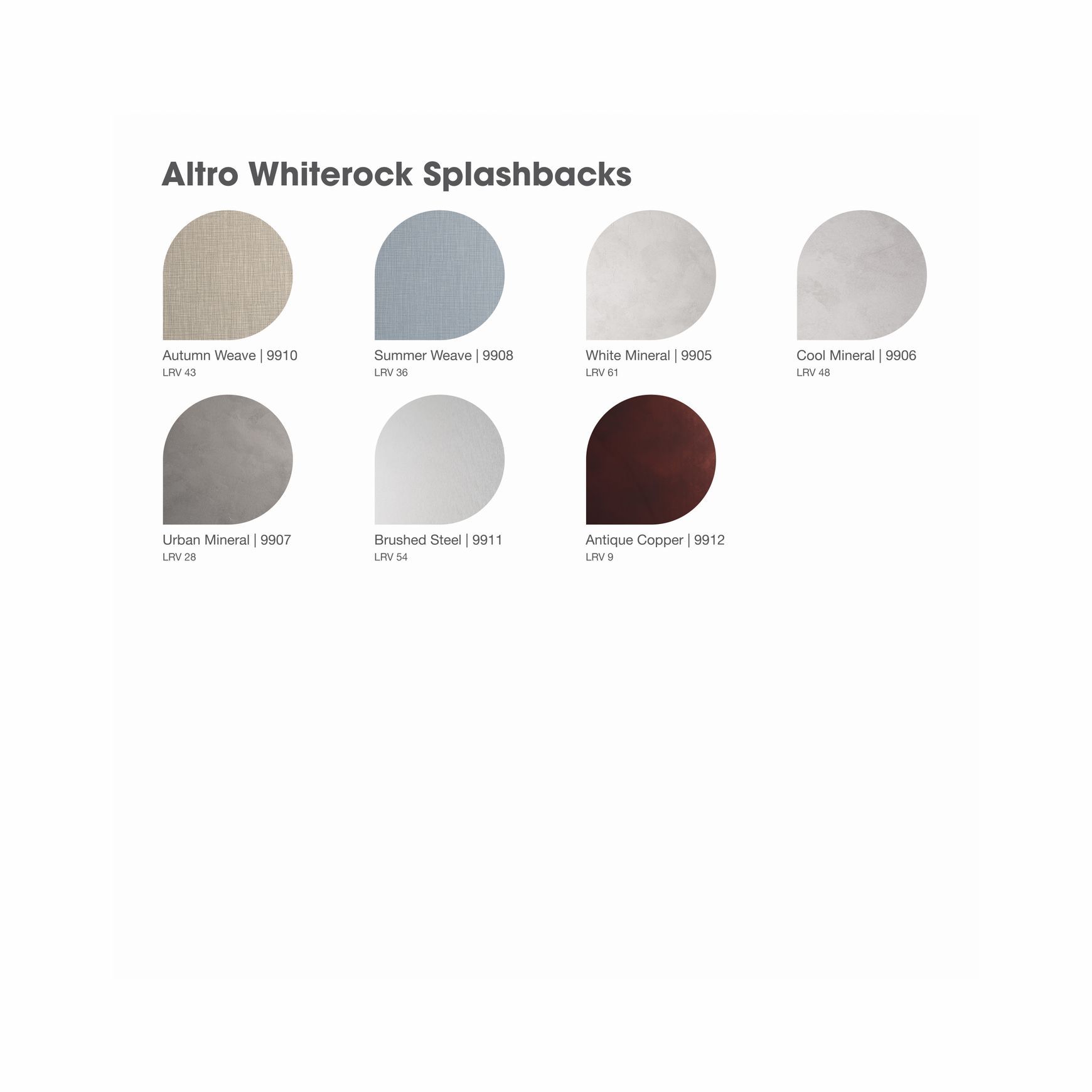 Altro Whiterock Splashbacks™