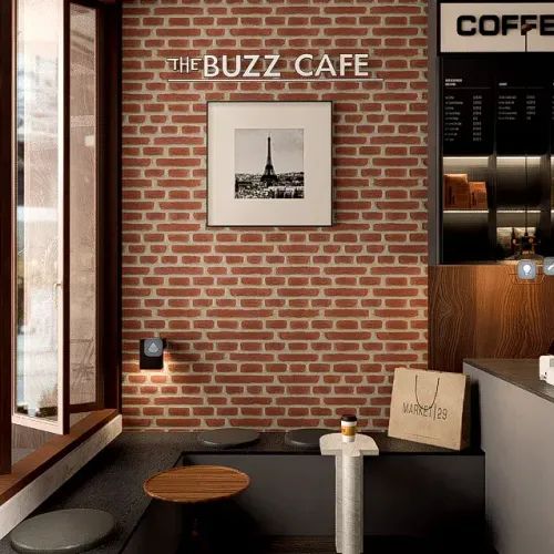 Vintage Brick Realistic Wall Panels